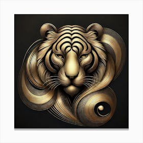 Golden Tiger Canvas Print