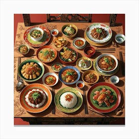 Chinese Food 1 Canvas Print