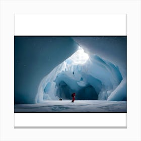 Ice Cave Canvas Print