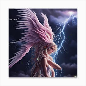 Angel Of The Storm Canvas Print