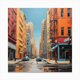 New York City Street Canvas Print