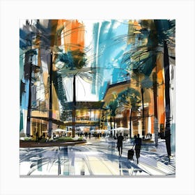 San Diego Cityscape Canvas Print