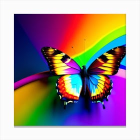 Rainbow Butterfly 5 Canvas Print