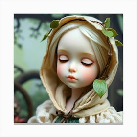 Flux Schnell A Serene Porcelain Doll With Intricate Facial Fea 3 Toile