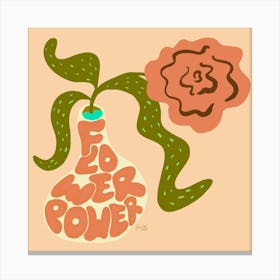 Flower Power Canvas Print