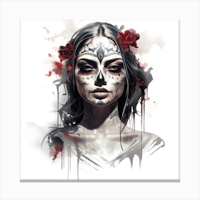 Day Of The Dead Girl 2 Canvas Print