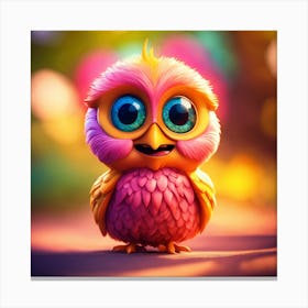 Cute Owl 2 Canvas Print