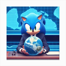 Sonic The Hedgehog 40 Canvas Print