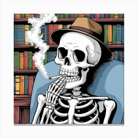 murder smoke Canvas Print