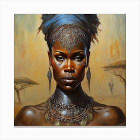 African Woman 1 Canvas Print