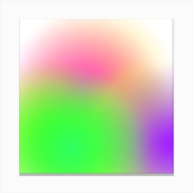 Abstract Rainbow Background 7 Canvas Print