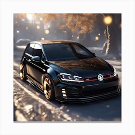 Volkswagen Golf Gti Canvas Print