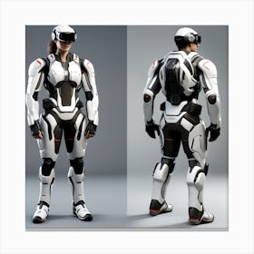 Futuristic Suit 41 Canvas Print