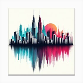 City Skyline Canvas Print