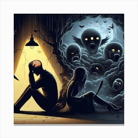 Dark Night Of The Soul Canvas Print