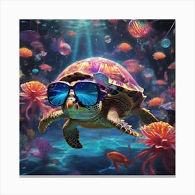 Marine animals Canvas Print
