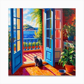 Blue Door Canvas Print