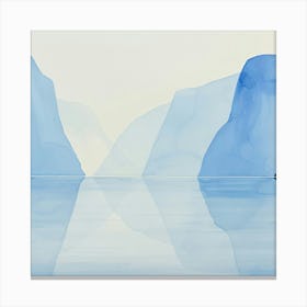 Icebergs 2 Canvas Print