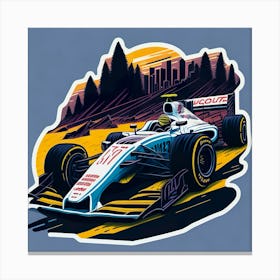 Artwork Graphic Formula1 (7) Canvas Print