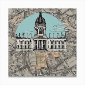 Saskatchewan City Hall Canvas Print