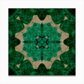 The Pattern Is Green Canvas Print