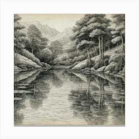 River Reflected Canvas Print