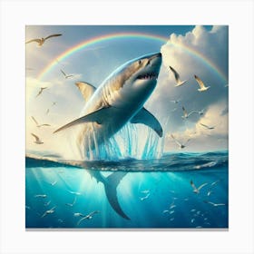 Great White Shark Canvas Print