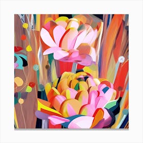 Fiesta Floral Canvas Print