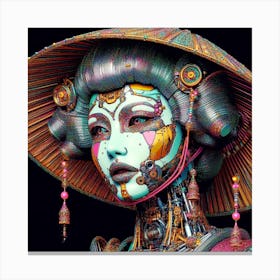 Asian Woman 3 Canvas Print