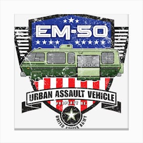 Em 50 Urban Assault Vehicle Canvas Print