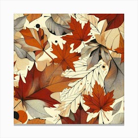 Autumn maple Canvas Print