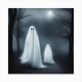 Ghosts In The Woods 1 Canvas Print