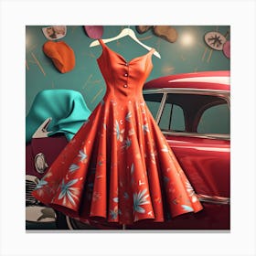 Vintage Dress Canvas Print