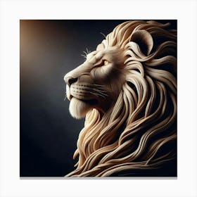 Lion Head 1 Canvas Print