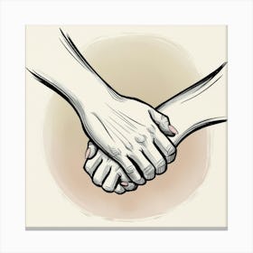 Handshake Canvas Print