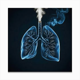 Lungs Stock Photos & Royalty-Free Footage 2 Canvas Print