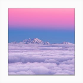Pink In The Sky Canvas Print