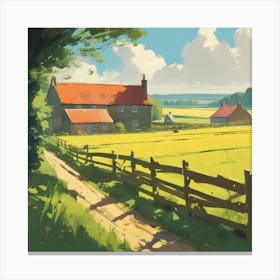 Country House 4 Canvas Print