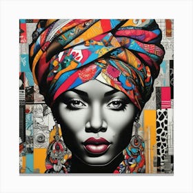 Woman In A Turban Canvas Print