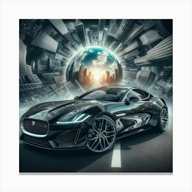 Jaguar F-Type 4 Canvas Print