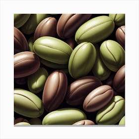 Coffee Beans 358 Canvas Print