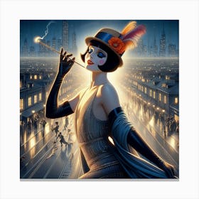 Kiki de Montparnasse 12 Canvas Print