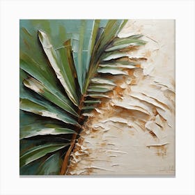 Palm leaf 9 Canvas Print