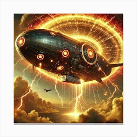 A Sci Fi Depiction Of Thermal Absorption Shields Canvas Print