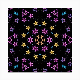 Psychedelic Star Pattern Toile