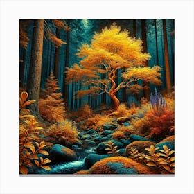 Autumn Forest 37 Canvas Print