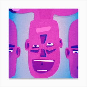 Three Heads Canvas Print