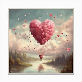 Love Is In The Air Art Print (5) Canvas Print