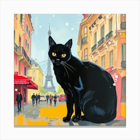 Paris Cat 2 Canvas Print