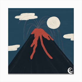 Volcano (Contrasti Pt 2) Canvas Print